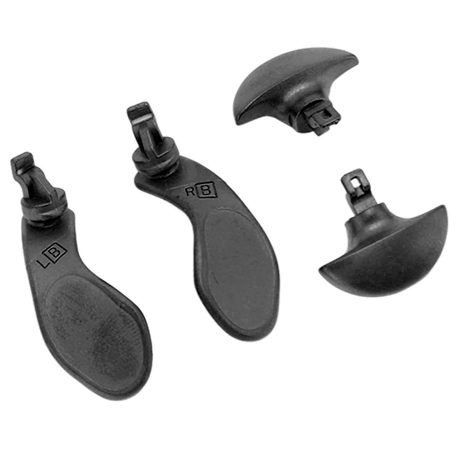 DIYelecs 4er-Set Metall-Rückpaddles für PS5 Ersatzteile in Schwarz - Bild 2