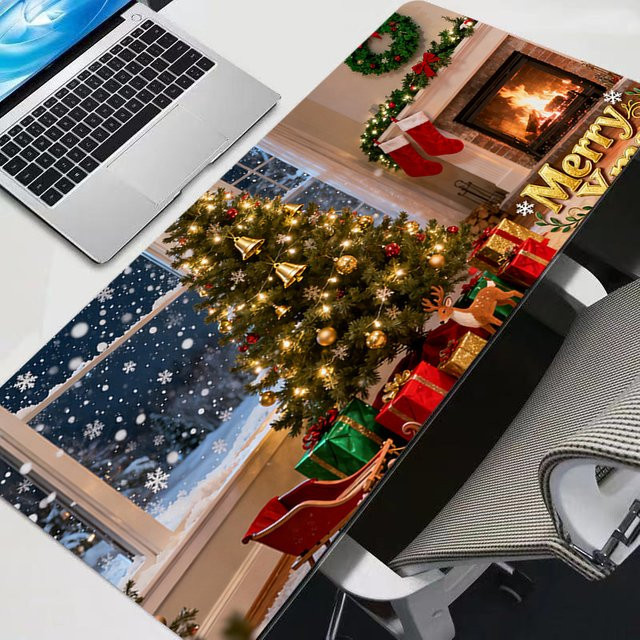 Varmilo XXL Mauspad mit Weihnachten Anime Design in Multicolour für Gamer und Computer - Bild 1