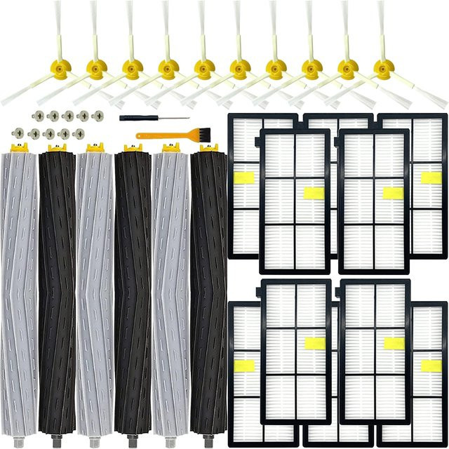 Ersatzteile kompatibel mit iRobot Roomba 800 und 900 Serie (960, 860, 805, 850, 980, 861, 864, 866, 870, 871, 880, 890, 891, 981, 985, 961) - Bild 1