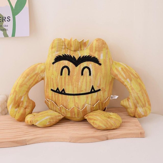 Bunte Monster-Plüschtiere, Kawaii Dämon Plüschtier, gelb, 1-teiliges Set, ab 14 Jahren - Bild 1