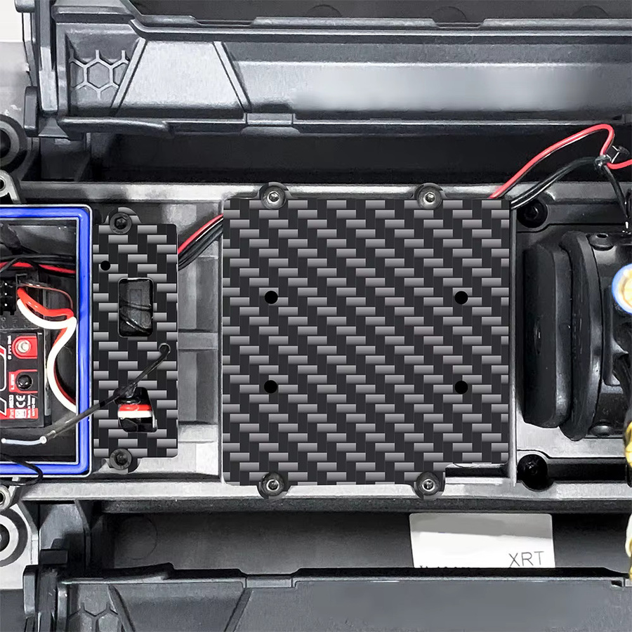 TRINOOD Carbon Fiber ESC Montageplatte, Zubehör, Schwarz - Bild 6