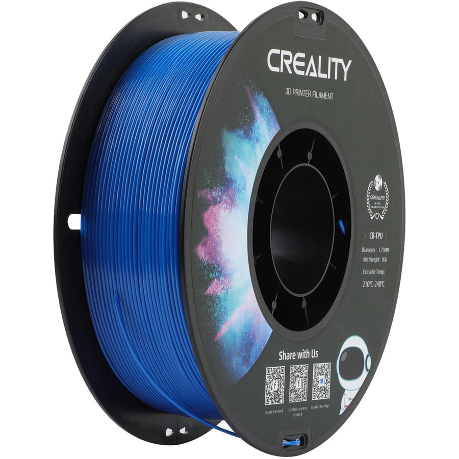 Creality TPU 3D-Filament für FDM-Drucker, Blau, 1,75 mm - Bild 1