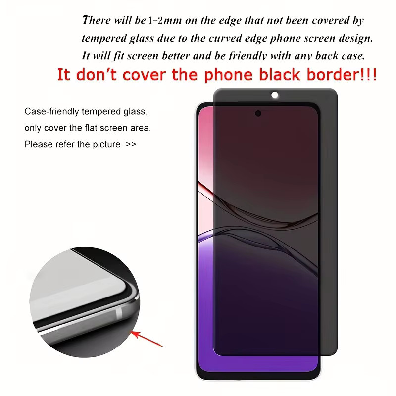3er Set Displayschutzfolien aus gehärtetem Glas für verschiedene OPPO Modelle in Transparent - Bild 3