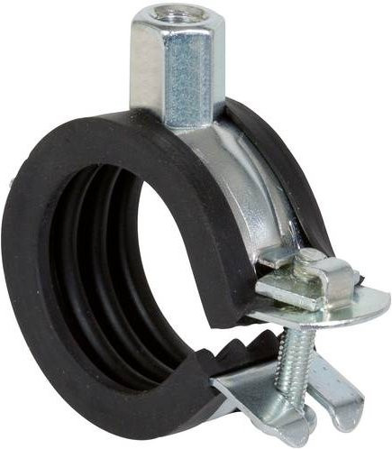 Fischer Gelenkrohrschelle FGRS 20-24 M8/M10 in Silber, 100 Stück - Bild 1