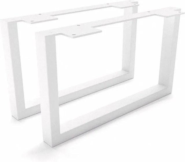 HEVVA Möbelfüße GRAZ 2er Set Weiß, Höhe: 20 cm, Tiefe: 35 cm - Bild 1