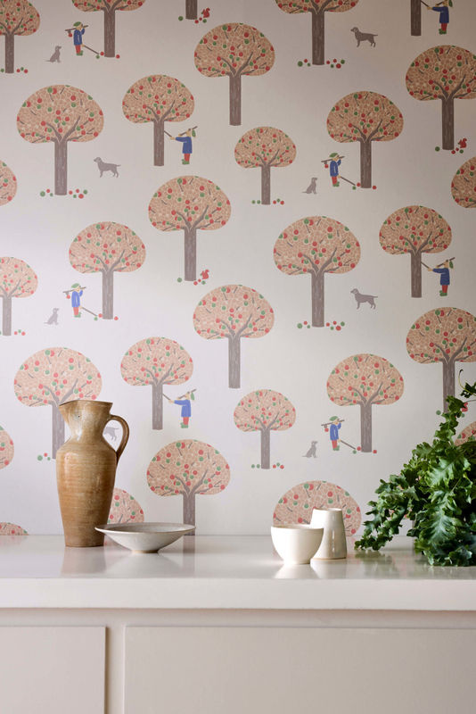 Little Greene Tapete Rodney Street Masquerade Multicolour Vlies Tapete mit floralem Vintage Design - Bild 3