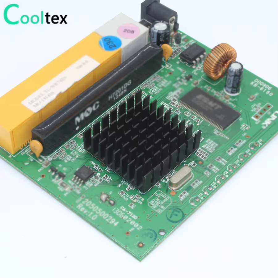 20 Stück Cooltex Aluminium-Kühlkörper in Silber mit wärmeleitendem Klebeband für die Wärmeableitung von elektronischen Schaltungen, B/T/H: 30 x 30 x 10 mm - Bild 2