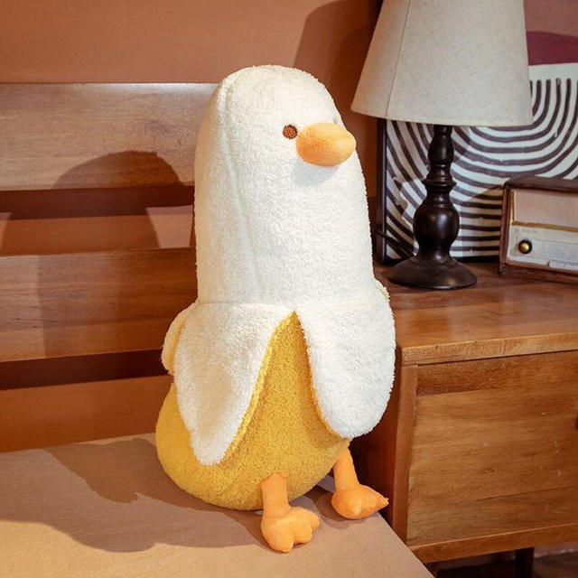 Kidsly Bananen-Ente, Plüschtier, 50cm, ab 3 Jahren - Bild 1