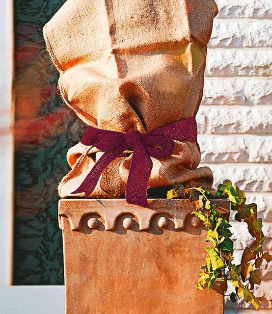 Jute-Band Waldbeere 3 m x 6 cm - Bild 1