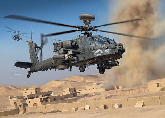 Academy US Army AH-64D Block II - Late Version, Fahrzeuge - Bild 1