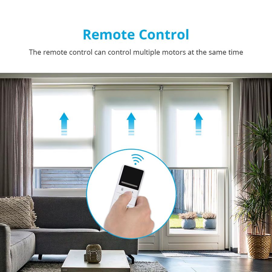 Zemismart Tuya WiFi Smart Rolladenmotor für 30mm Innenrohr mit Alexa und Google Home Sprachsteuerung, 1,1 Nm - Bild 4