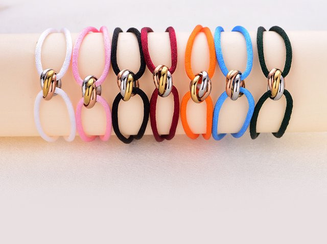 LooXi Trinity-Armband, Edelstahl, Bicolor, Damen - Bild 1