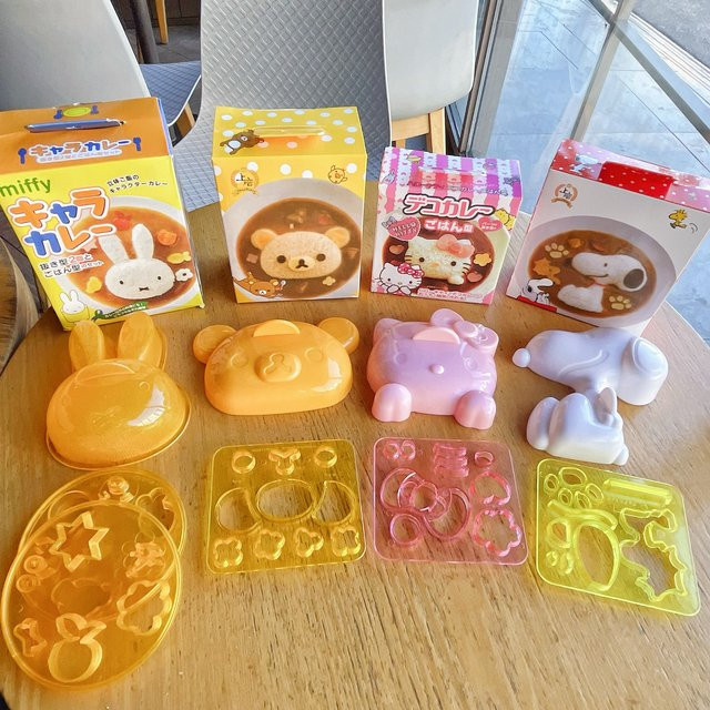 MINISO Kawaii Onigiri Reisball-Form aus Kunststoff für Bento und Curry-Reis, Mehrfarbig - Bild 1