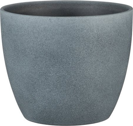 Scheurich Blumentopf STONE aus Keramik in Schwarz, Durchmesser: 19 cm, Höhe: 17 cm - Bild 1