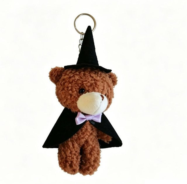 Rd lala Taschenanhänger Plüschbär, Halloween, Damen, brown - Bild 1