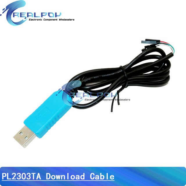 REALPOY USB zu TTL RS232 Serieller Schnittstellen Konverter PL2303TA in Blau - Bild 1