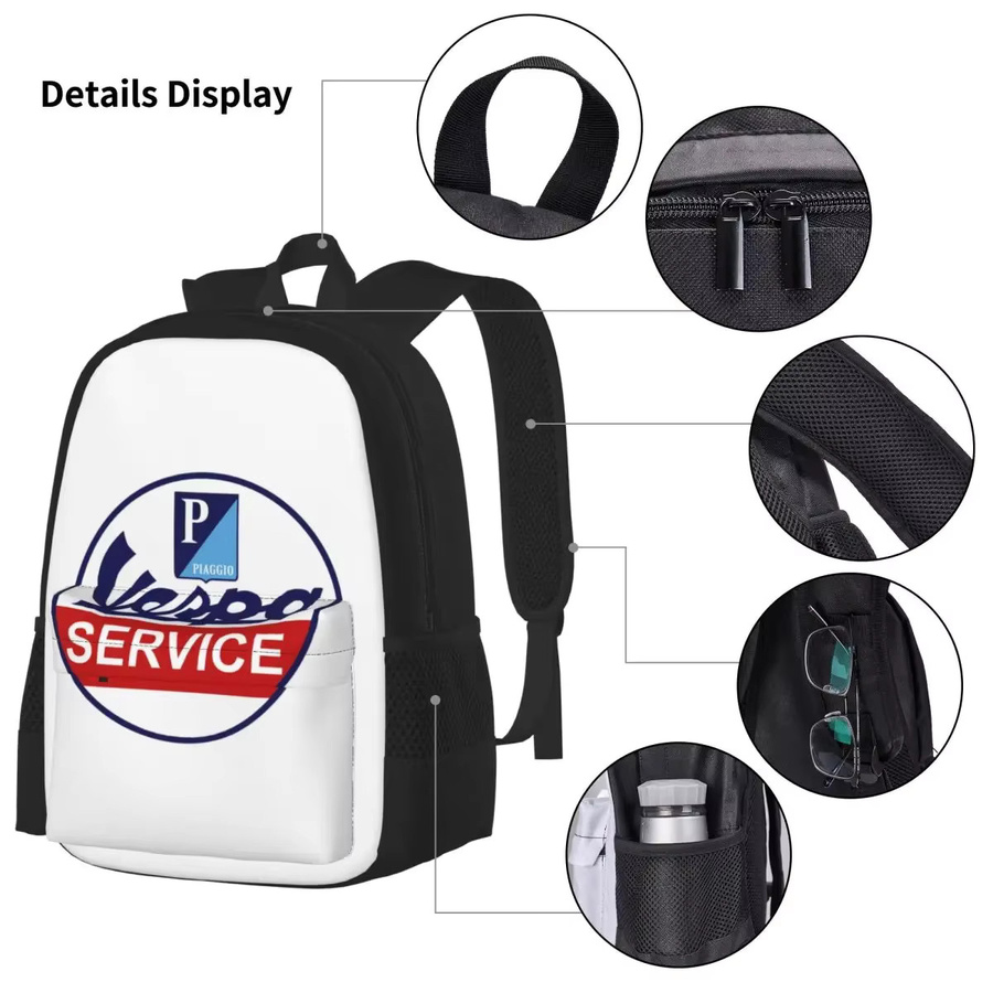 Vespa Dreiteiliges Set aus Rucksack, Lunchtasche und Stifttasche für Kinder - Bild 3