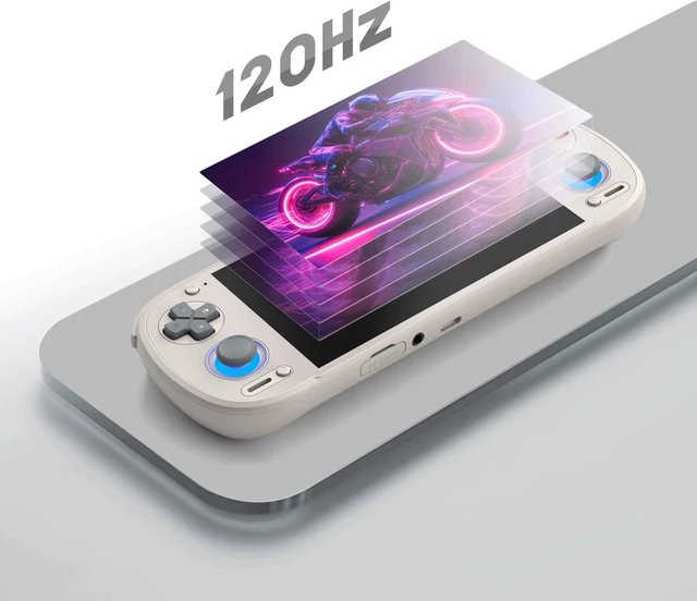 Retroid Pocket 6 Handheld-Spielkonsole mit 5,5 Zoll 1080p 120Hz AMOLED-Bildschirm und Android - Bild 1