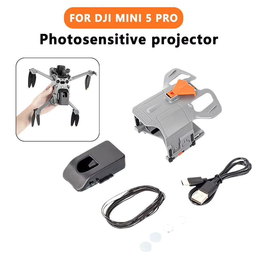 DJI Mini 5 Pro Airdrop Kit Fernsteuerung Drop System für Drohnen Zubehör in Grau - Bild 2