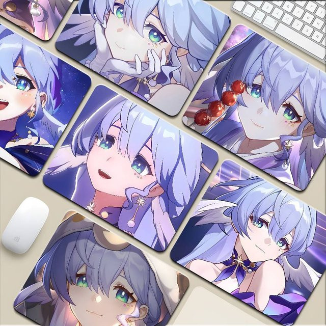 Moetch Honkai Star Rail Robin Mousepad Rutschfestes Schreibtischpad in Multicolour - Bild 1