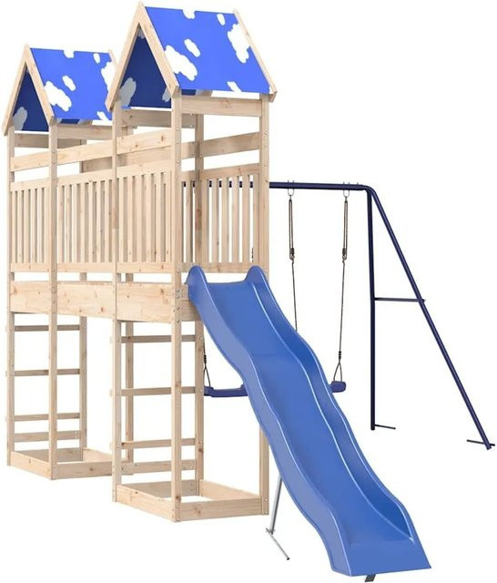 vidaXL Spielturm aus Massivholz Kiefer 3279040 - Bild 1