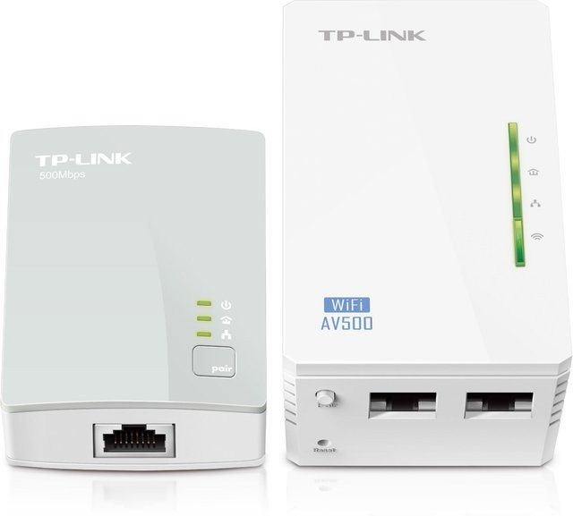 TP-Link TL-WPA4220KIT Powerline WLAN Adapter Set in Weiß - Bild 1