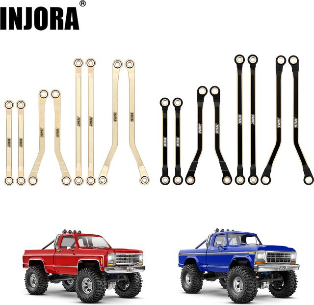 INJORA Messing High Clearance Links Set, Zubehör, Metall - Bild 1