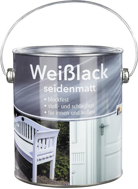 POCOline Holzlack Weiß seidenmatt 2 l - Bild 1