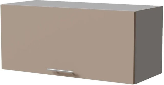 Feldmann-Wohnen Klapphängeschrank Brerra W4B Graubeige Matt mit Blum Aventos Klappenbeschlag B/T/H: 80 x 32,5 x 36 cm - Bild 1