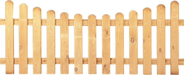 T & J Gartenzaun Unterbogen aus druckimprägniertem Nadelholz in Grün, B/H: 200 x 80 cm - Bild 1