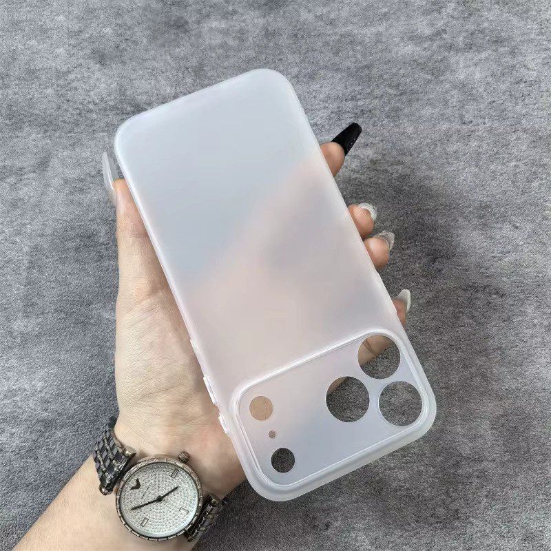 Ultra Thin Handyhülle für iPhone 17, 16, 15, 14, 13 Pro Max Plus, stoßfeste Rüstung mit mattierter Kühlung, transparent grau - Bild 2