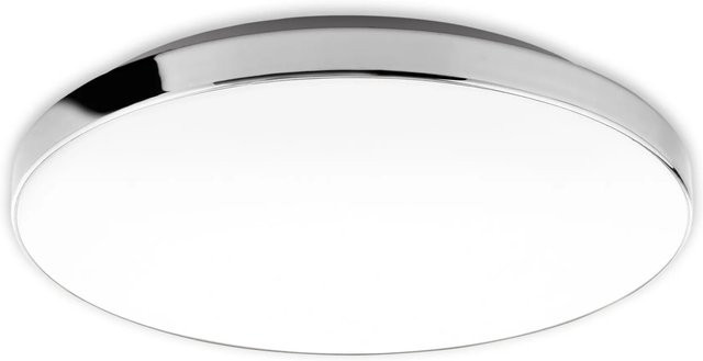 Brilo LED-Deckenleuchte Malbona in Weiß-Chrom mit Durchmesser: 35,5 cm - Bild 1