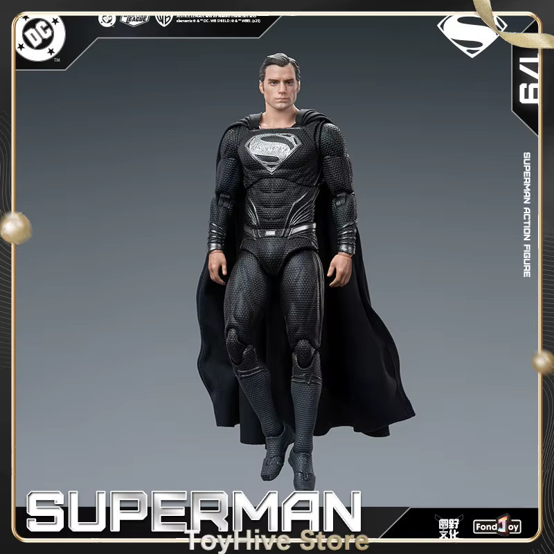 Fondjoy Superman 2.0 DC Justice League Figur, Schwarz, 1/9 Modell Puppe - Bild 3