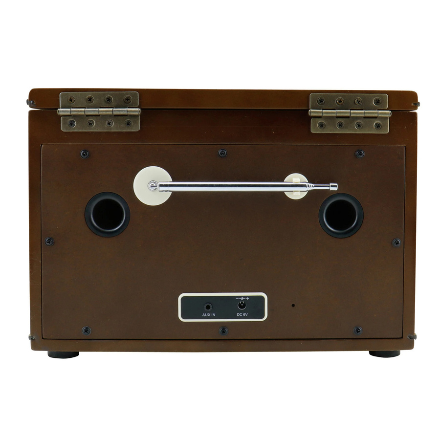 Soundmaster NR961 Nostalgie-Tischradio in Eiche Rustikal Braun mit DAB+, UKW, CD-Player, Bluetooth und USB - Bild 3