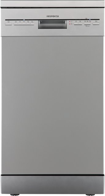 Respekta Standgeschirrspüler Bena in Silber, Breite: 45 cm - Bild 1