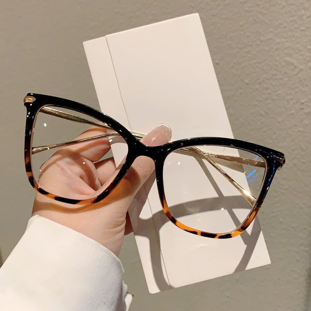 KAMMPT Katzenaugen-Brille, Damen, Vollrand, Cat Eye, Kunststoff, blaues Licht blockierend - Bild 1