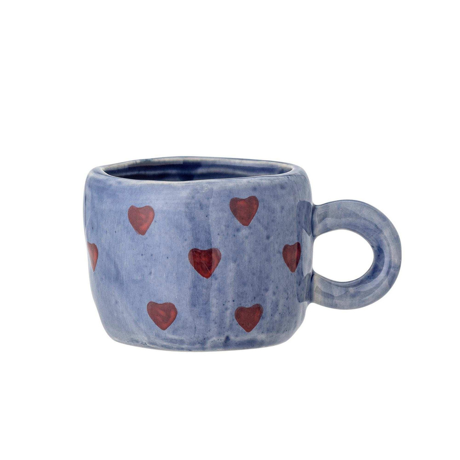 Bloomingville Mini Nini Becher aus Keramik in Blau, 100 ml - Bild 1