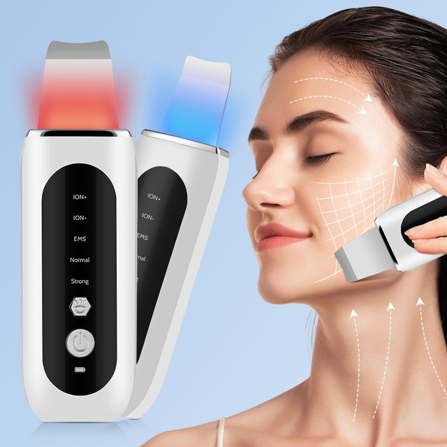 PASTSKY 5-in-1 Ultraschall-Hautreiniger mit EMS-Mikrostrom, Unisex - Bild 1