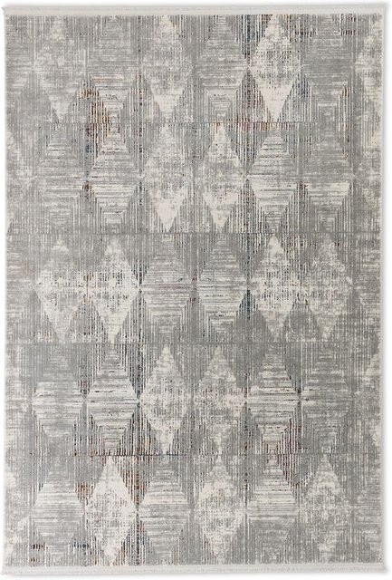 Moderner Teppich TRENTINO von Astra in Grau und Multicolour mit geometrischem Design, B/T: 230 x 160 cm - Bild 1