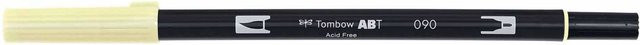 Tombow ABT Dual Brush Pen Lemon Cream 090 Gelb - Bild 1