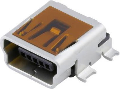 Molex USB On-the-Go Buchse Micro-USB Top-Mount in Weiß - Bild 1