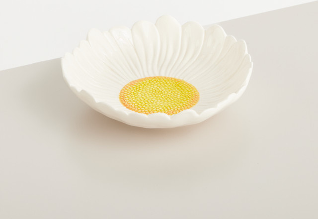 BLUME2000 Keramik Schale Gänseblümchen Weiß S - Bild 1