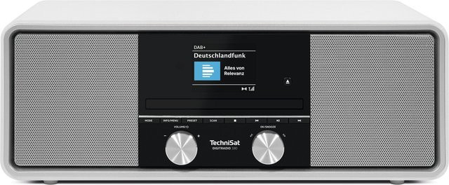 TechniSat DIGITRADIO 330 DAB+ UKW Radio mit CD und Bluetooth in Weiß - Bild 1