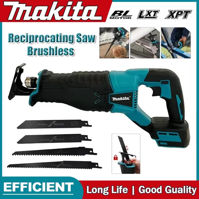 Makita Akku-Säbelsäge mit bürstenlosem Motor und 4 Sägeblättern für 18 V LXT Akkus - Bild 1
