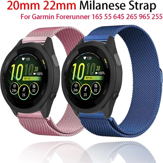 Uhrenarmband Milanaise, Edelstahl, Silber, 20 mm, 22 mm, Unisex - Bild 1
