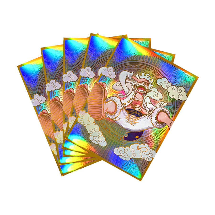 Bandai One Piece Ruffy Art, Kartenhüllen, 60-teiliges Set, holografisch - Bild 2