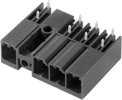 Weidmüller Stiftgehäuse-Platine BU/SU in Schwarz mit 48 Stück und 7,62 mm Rastermaß - Bild 1