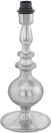 Eglo Tischleuchte Bedworth aus Aluminiumguss in Grau und Silber mit E27 Fassung - Bild 1