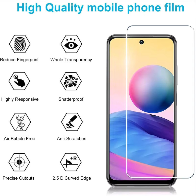 3er-Pack Panzerglas Displayschutz für Xiaomi 9T, 11, 11T, 11X, 12T, 13T, 14T, 15 Pro, 11 Lite und 12 Lite, transparent - Bild 2