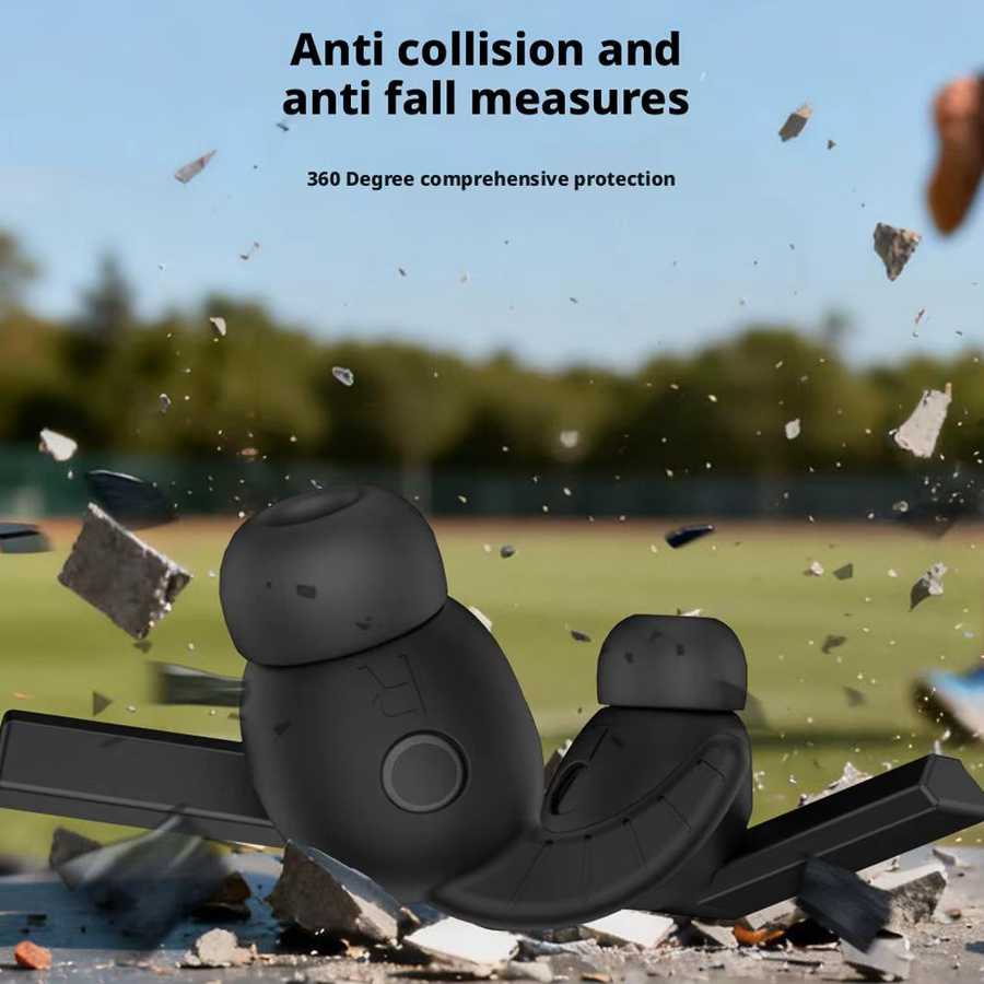 Samsung Galaxy Buds 3 FE Sport-Ohrbügel und Silikon-Ohrstöpsel in Grau als rutschfestes Ersatz-Zubehör - Bild 3
